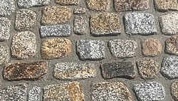 Selection of Cornish Granite Cobbles from our quarry